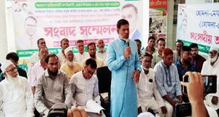 হোমনায় কুমিল্লা-০২ (হোমনা-মেঘনা) আসনের সীমানা পরিবর্তনের খসড়া প্রত্যাখ্যান করে বিএনপির সংবাদ সম্মেলন