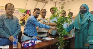 হোমনায় বিভিন্ন শিক্ষা প্রতিষ্ঠানে, ক্রীড়া সামগ্রী ও, সারসহ গাছের চারা বিতরণ